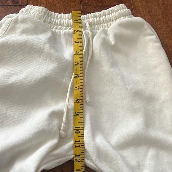 Zara Basic Jogger Pants Ivory Size S - Picture 5 of 10
